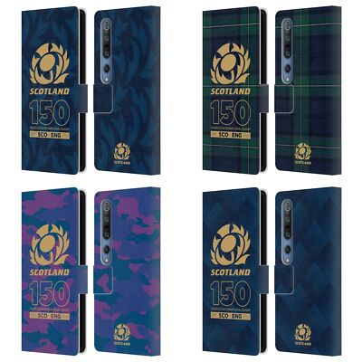 OFFICIAL SCOTLAND RUGBY 150TH ANNIVERSARY LEATHER BOOK CASE FOR XIAOMI PHONES