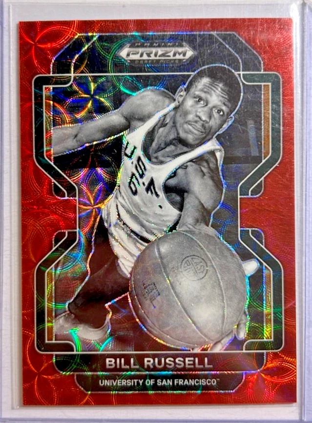 Panini Bill Russell Basketball Autographed Sports Trading Cards