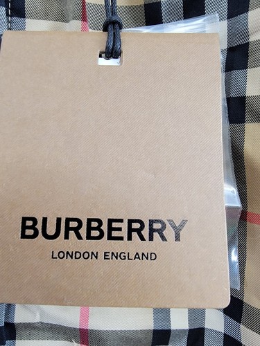 Burberry Sheryl Check Stretch Twill Blouse Little Girls' 4Y Archive Beige S/S - Picture 17 of 18