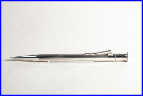 1990s Graf Von Faber-Castell Twist Pencil Silver-Plated with Eraser