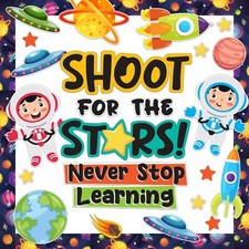 62 Pcs Cutouts Space Bulletin Board Decorations Set with Borders Outer Space ...