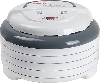 Nesco FD-1040 Gardenmaster Food Dehydrator, White, 1000-watt - MADE IN USA