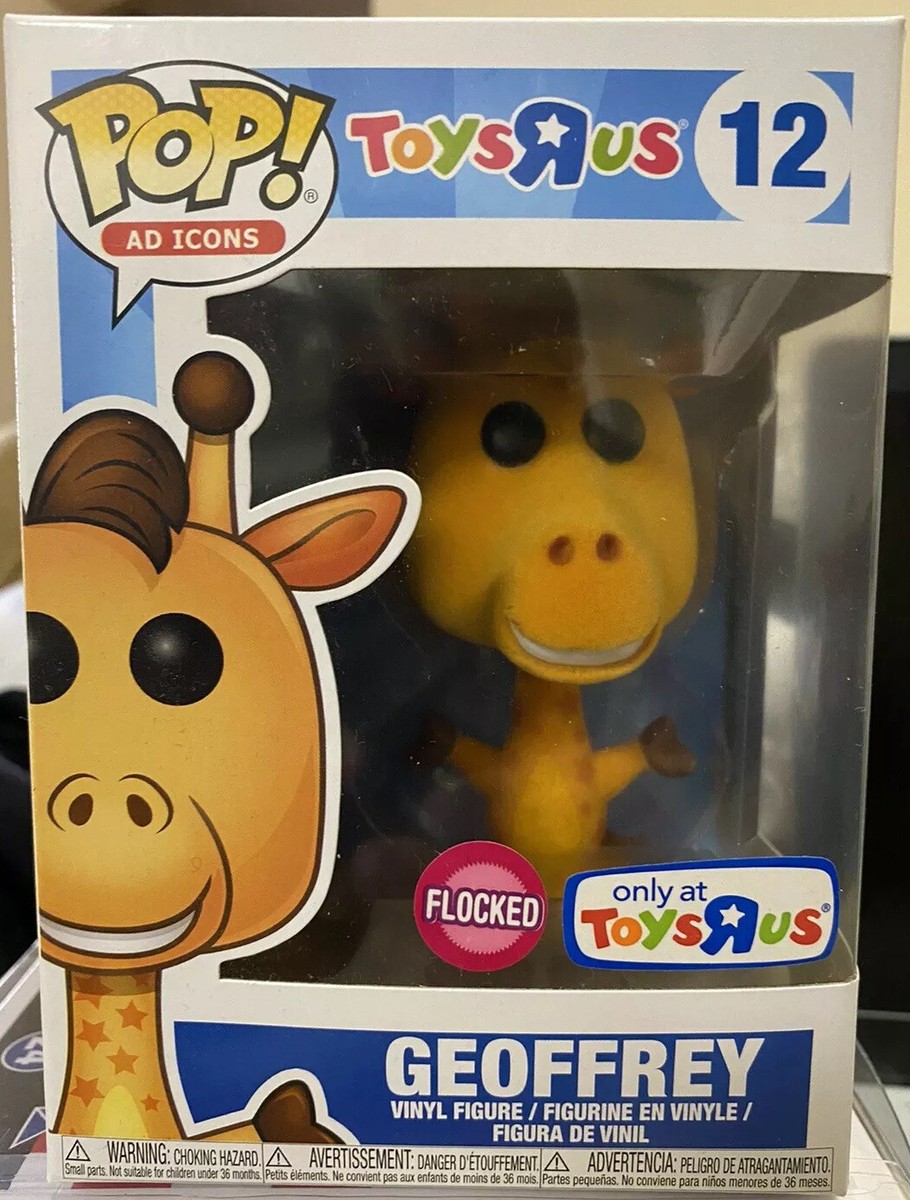 Funko Pop Flocked Geoffrey the Giraffe Toys R Us Ad Icons #12 Limited  Edition