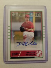 2020 Chronicles Classics Autograph Dakota Hudson #CA-DH Blue Auto 7/25 Cardinals