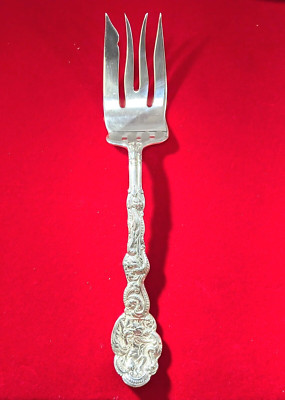 Antique Gorham Versailles 1888 Sterling Silver, 8'' Cold Meat Fork
