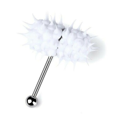 vibrating tongue ring ebay Vibrating SSteel TONGUE RING Body Jewelry with 2 Batteries Included Choose  Color main image 1