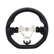 Revesol Black Sport Steering Wheel 3d Blk Ring For 2015-2021 Subaru Sti Wrx S209