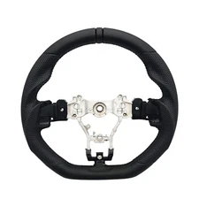 REVESOL Black Sport Steering Wheel 3D BLK Ring for 2015-2021 SUBARU STI WRX S209