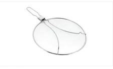 U.S. Kitchen Supply 13" Stainless Steel Fine Mesh Splatter Screen with Folding