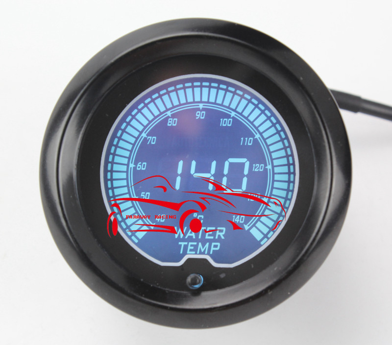 Coolant/Water Temp Electrical Gauge EVO Series 7 Color LCD Screen 52mm