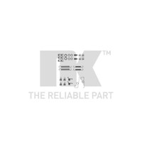 ZubehöRsatz, Bremsbacken NK 7999644 FüR Alfa Romeo CitroËN Peugeot Talbot
