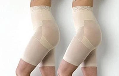 Pantaloncini da donna slim n Lift Aire - confezione da 2 - nudi o neri taglie Med, Lge & XL