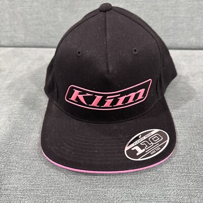 KLIM CORP HAT SNAPBACK KLIM SNOWMOBILE HAT PINK KLIM LOGO HAT USED