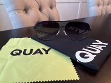 Quay High Key Sunglasses Black Frame Fade Lens
