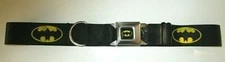 BUCKLE DOWN BATMAN Yellow & Black Nylon St. Steel Buckle RCF-67 One Size to 33"