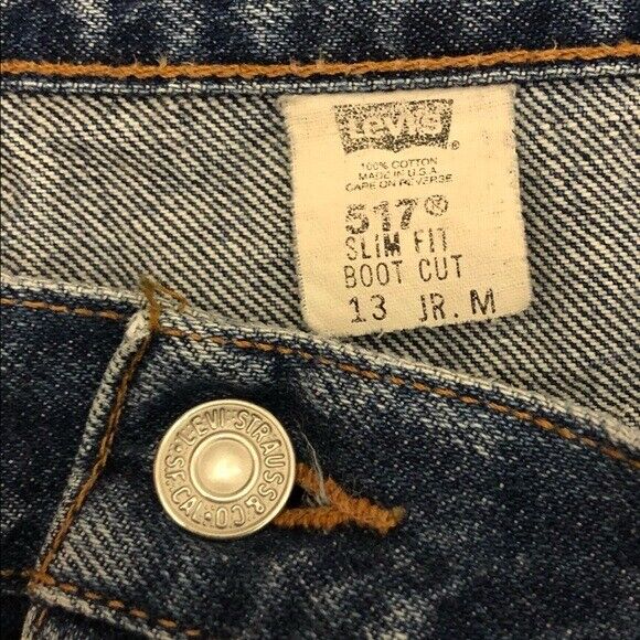 Levi’s 517 cut off denim jeans shorts Junior Wome… - image 9