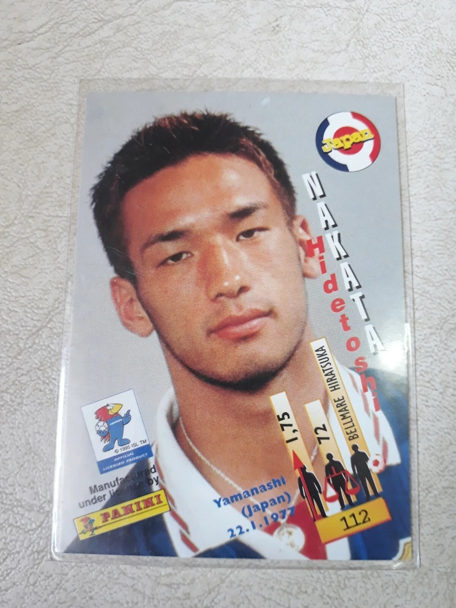 Panini World Cup 1998 Japan Edition Hidetoshi Nakata #112 Rare !!!