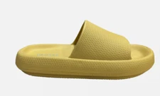 32 Degrees Women's Waterproof Cloud Slide Slip-On Sandals- Yellow- NEW!!