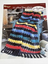 Blooming Shells Afghan 12 Hour Crochet Pattern Card Needlecraft Shop