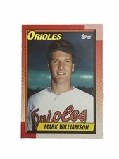 Excellent: Vintage 1990 topps Mark Williamson Baltimore Orioles Trading Card