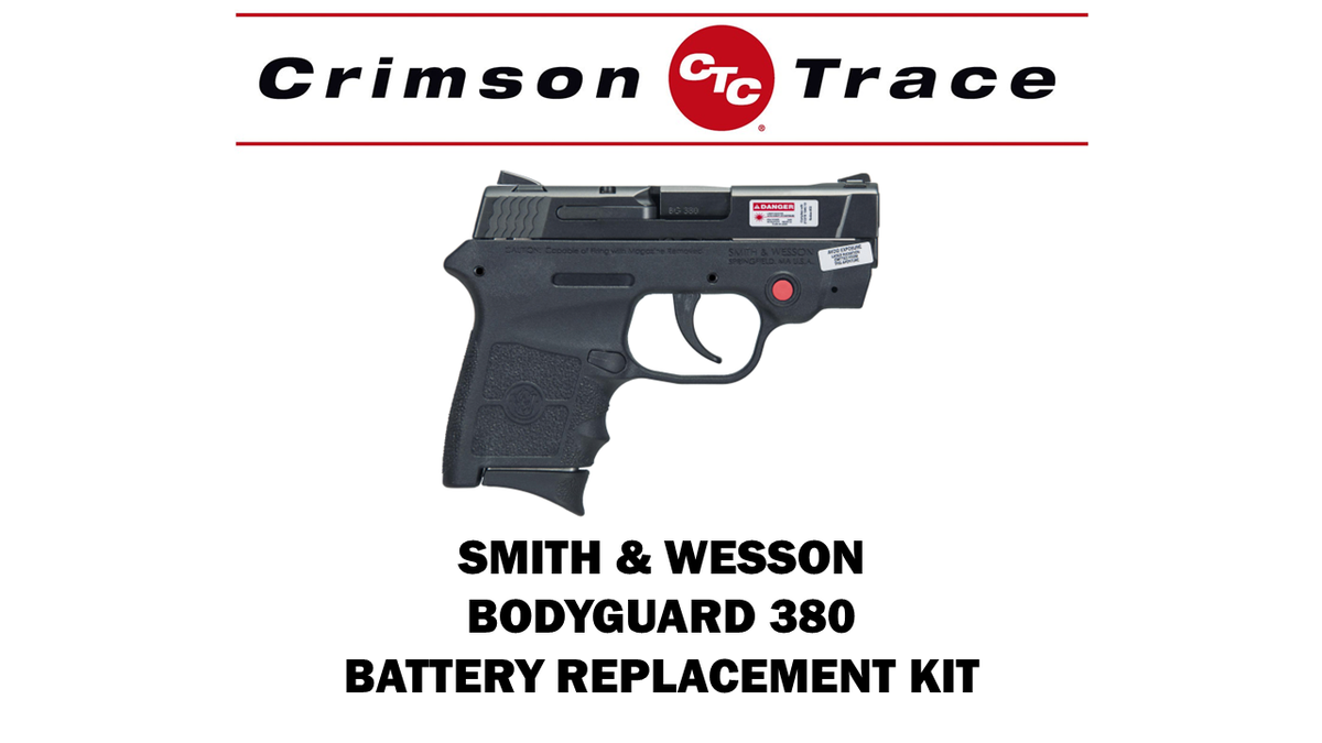 Replacement Batteries and tools S&W Bodyguard 380 & 38 Laser