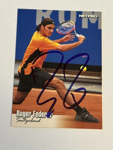 Roger Federer 2003 NetPro Tennis Authentic Signed Autograph Auto Card Rare HTF🔥