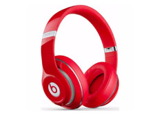 Beats Studio by Dr. Dre Headband Headphones - Red Sealed