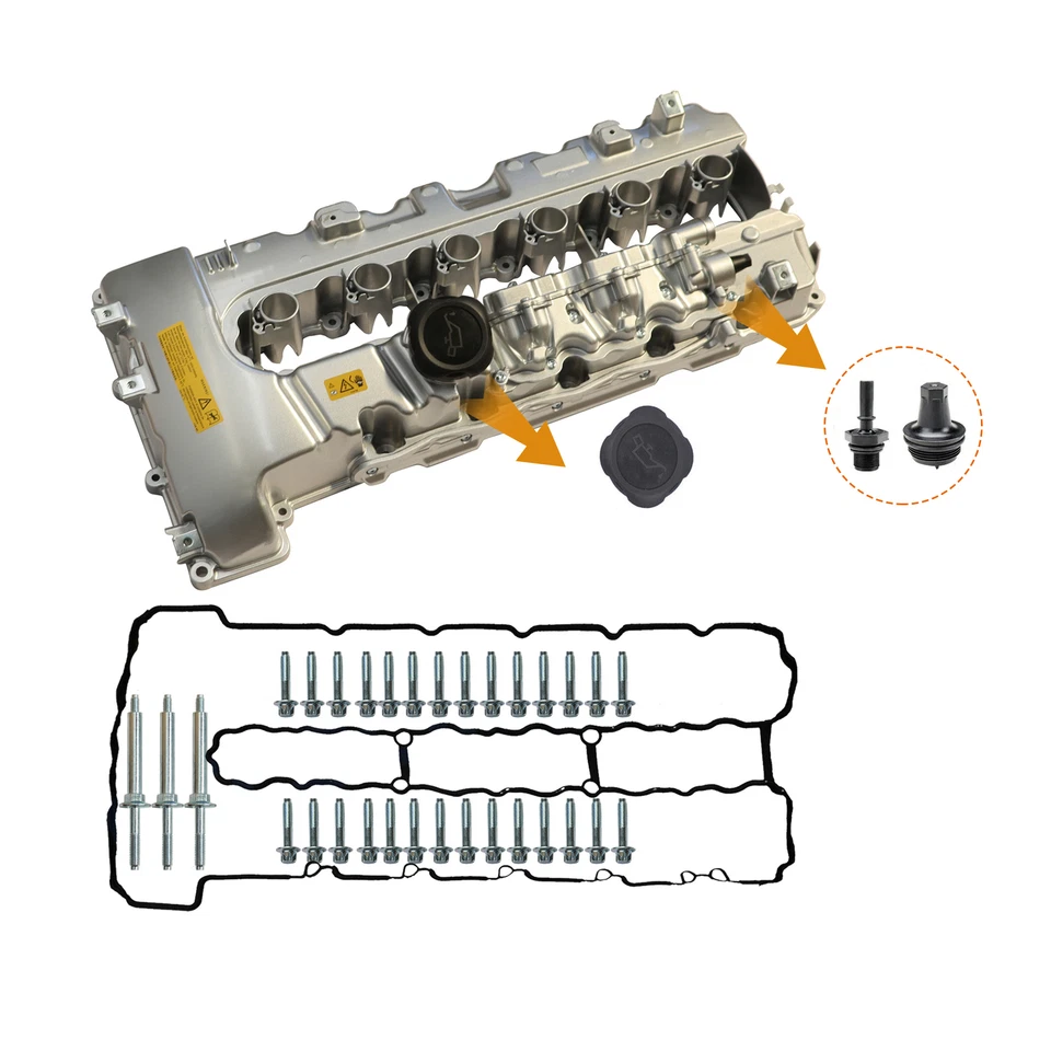 ALUMINUM Valve Cover for BMW N54 135i 335i 335xi 335is 535i xDrive 740i X6 Z4 — 第 2/4 张图片