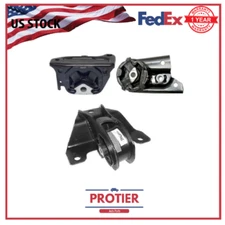 Engine Motor & Trans Mount 3PCS Set Fit 1995-1999 Dodge Neon 2.0L for Auto Trans