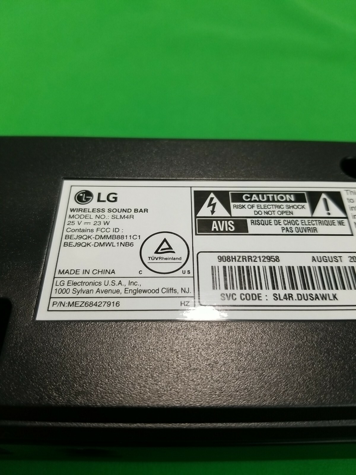 LG SLM4R Soundbar Surround System with 