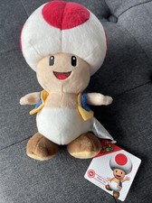 Brand New Sanei Nintendo Super Mario 8" Toad S Plush Little Buddy NWT 2017 AC04