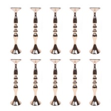 10pcs Metal Vase Centerpiece Stand Candle Holder Wedding Flower Table Decor