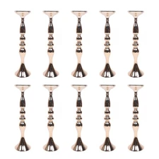 10pcs Metal Vase Centerpiece Stand Candle Holder Wedding Flower Table Decor