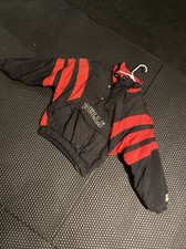 VTG Starter Chicago Bulls 1/4 Zip Pullover Jacket Youth M Medium 90s NBA Puffy
