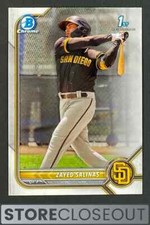 2022 Bowman Chrome Prospects #BCP-122 Zayed Salinas 1st San Diego Padres