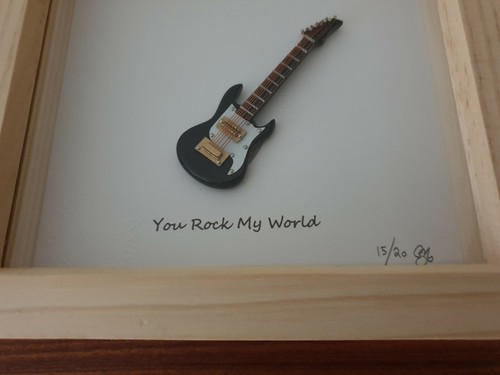 EMO RAPHIEL ASTORIA~ "You Rock my World" ~ Mixed Media Framed ~ Edn #/20 Signed - Picture 4 of 9