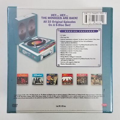 The Monkees Season 1 on DVD 6-Disc Boxed Set 2003 Rhino New