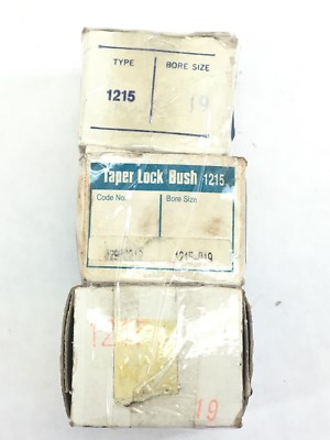ASST 1215-19  TAPER LOCK BUSHINGS 19mm BORE  3-PK (F112)