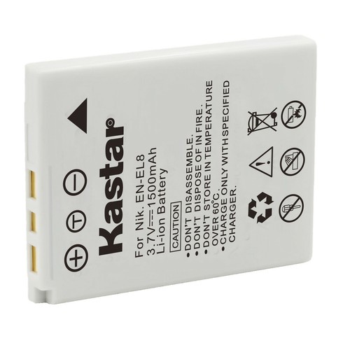 Kastar Replacement Battery Pack for Nikon EN-EL8 MH-62 & Nikon Coolpix S9 Camera - Picture 4 of 7
