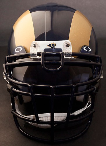 louis rams schutt rjop-ub-dw football helmet facemask/faceguard