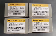 (4 Pack) Titan Pro TOCF7.5 HVAC Motor Run Oval Capacitor 7.5 MFD/UF 440/370 V