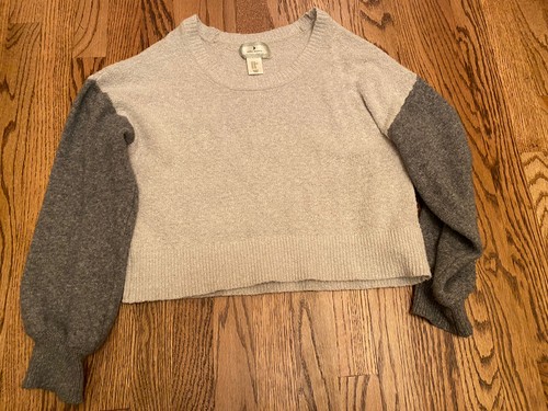 Womens Sweater Ruby Moon Two Tone Gray 
