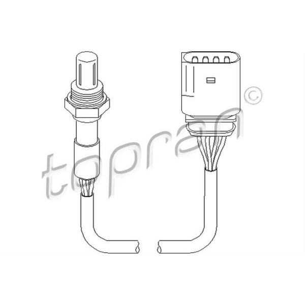 Topran Lambdasonde Regelsonde FüR Audi A4 1.6 VW Passat Variant 2.0 111 610-image