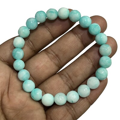 Natural Phoenix Stone Bracelet mm Crystals Faceted Beaded