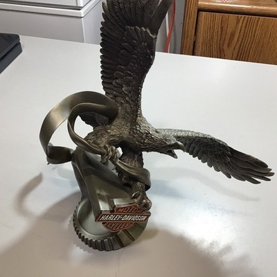 Harley Davidson 1997 Eagle Statue Pewter Spirit Of The Open Road