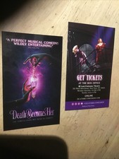 Jennifer Simard pic on mini FLYER,Death Becomes Her Broadway MUSICAL COMEDY 2025