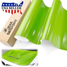 7d Premium High Gloss Carbon Fiber Vinyl Wrap Bubble Free Air Release Decal 6d