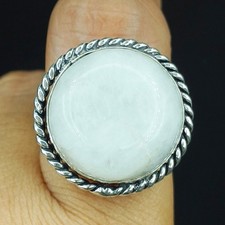 Natural Moonstone Gemstone Handmade 925 Sterl...
