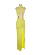 NWT Fashion Nova Women Yellow Cocktail Dress XS