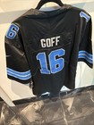 Detroit Lions Jared Goff #16 Jersey Men's XL Black Nike (NFL) Football Sports — photo 8